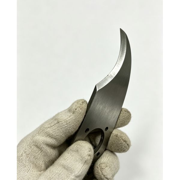 High Wear-Resistant Curved Industrial Chopper Irregular Blade, Sharp & Durable Hook-Style Cutting Knife 