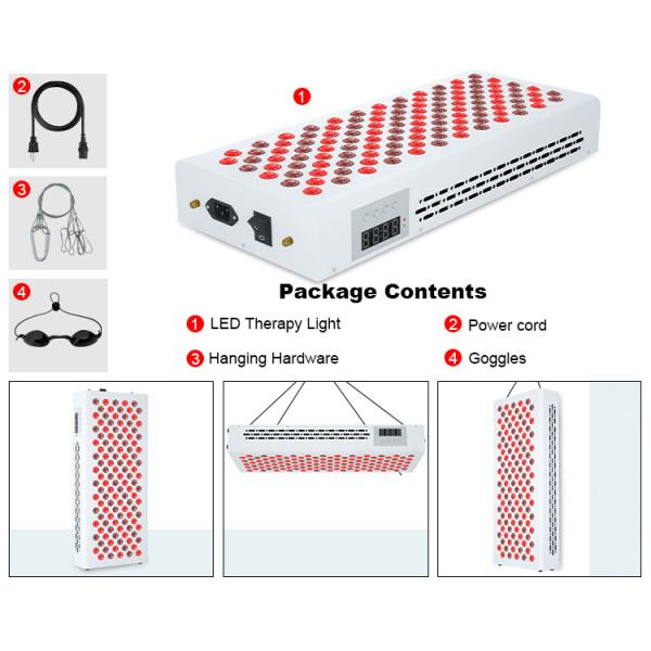 600W Infrared Red Light Therapy Panel For Skin Health Pain Relief / Wound Healing