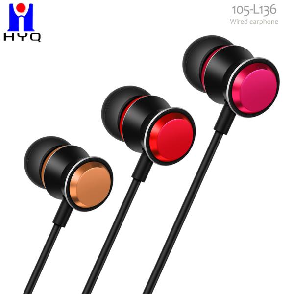 3.5mm Magnetic Metal Earbuds In Ear MFi Certified Wired Earphone For Sports Workout