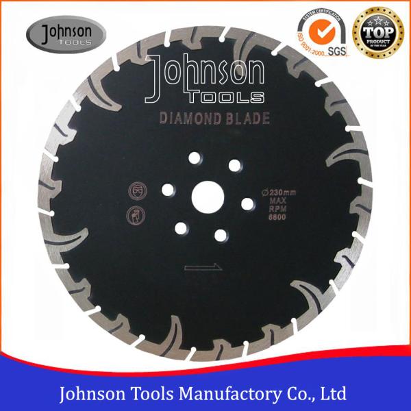 9 Inch Diamond Cutting Disc For Sandstone / Limestone / Basalt / Granite