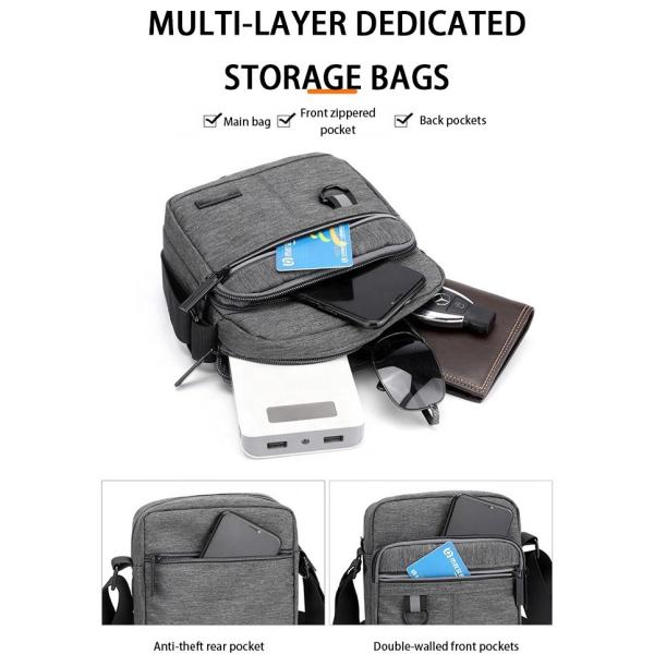 OEM ODM Nylon Mens Designer Shoulder Bags Messenger Bag For Travel Outdoors