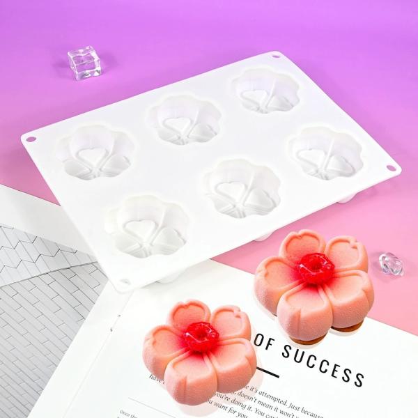 Silicone Chocolate Candy Molds Non-stick Daisy Flower Silicone Baking Mold BPA Free, Gummy Molds Silicone Candy Mold For Chocolate Cake Jelly Pudding Handmade Soap Mould