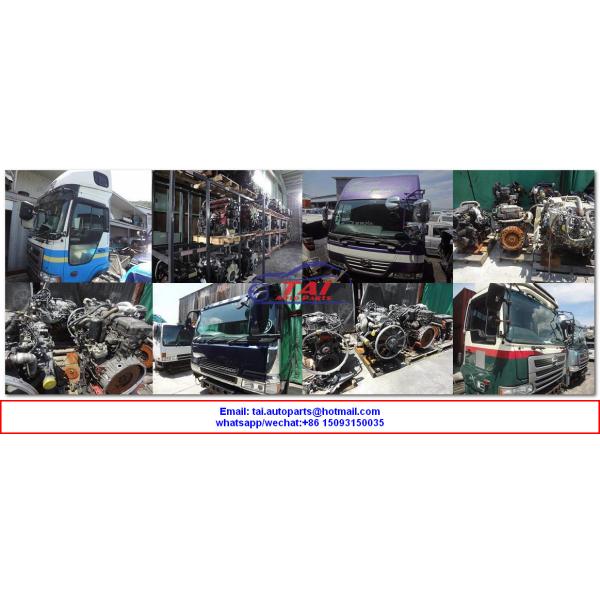 2nd Hand Isuzu Engine 4HG1 Isuzu 6 Cylinder Engine Parts 43000-70000 Kilometers Tested