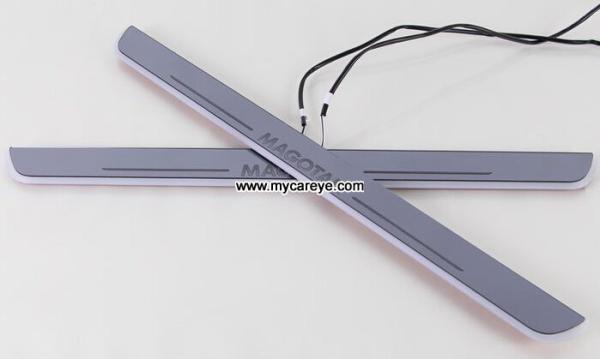 LED door scuff plate lights for Volkswagen VW Magotan door sill plate light sale
