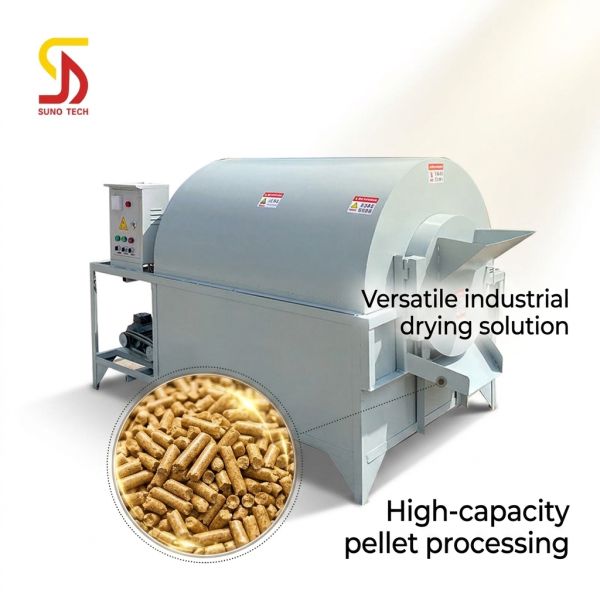 Multifunctional Automatic Feed Pellet Mini Rotary Dryer Equipment ZQ350 Speed Reducer