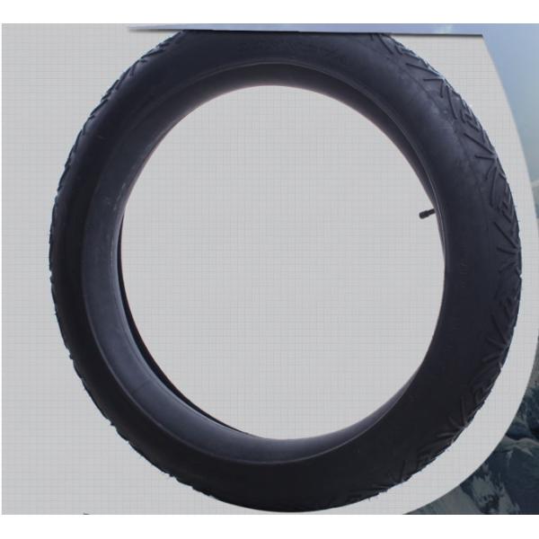 20x4.0 Snow Bike Black Fat Tire Beach Bike Rubber Outer Tires for 12-20inches and 2 kg