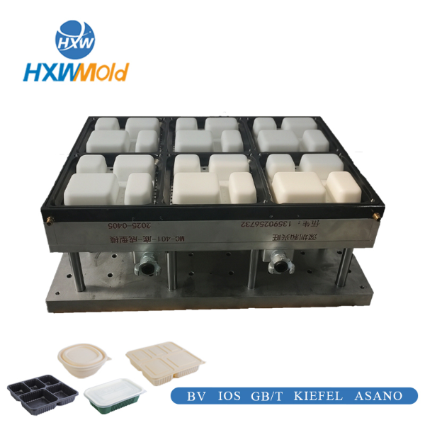 PP PET Plastic Takeaway Food Container Mold Positive Pressure Thermoforming Mold