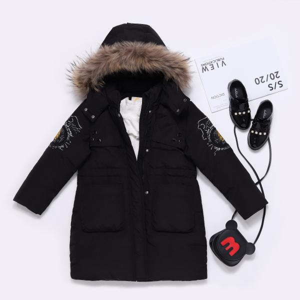 Kid Boutique Clothing Lots Wholesale Winter New Style Children Sport Puffy Duck-Down Jacket
