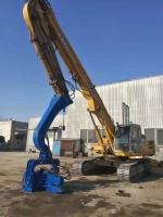 Motorista de pilha montado do martelo do Vibro da operação máquina escavadora quieta a favor do meio ambiente
