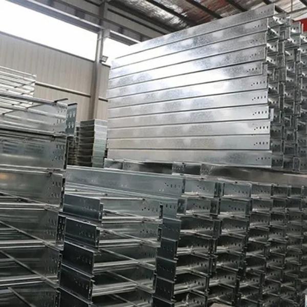 Wall Mounted Cable Tray Galvanized Steel  for Power Distribution