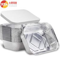 190 ml Dispositivos de aluminio para la cocina cubiertas de bandeja de aluminio de papel de vidrio desechables