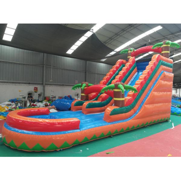 Special Occasion Inflatable Kids Slide 17FT H Inflatable Water Slide for Shopping Mall