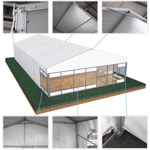 Heavy Duty Aluminum Alloy White Tents Wedding Party Events Tent Event Marquee Tent