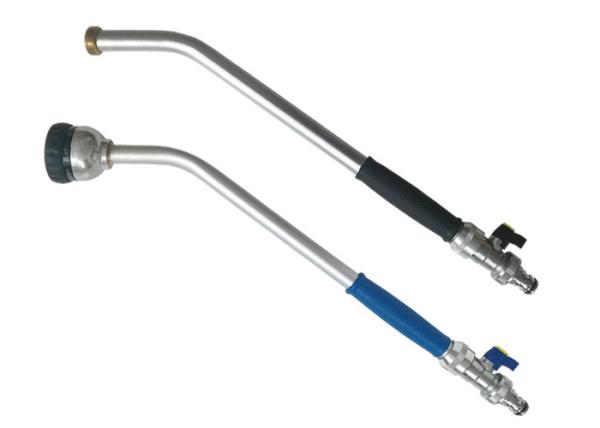 Espessura preta/azul da varinha molhando do metal resistente do punho 1.2mm do tubo com o conector rápido do clique