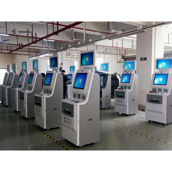 3G 4G Wifi connectivity Bank ATM Machine Dual Screen Smart Printing Kiosk