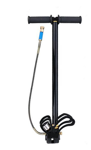 300bar Butterfly Base 4500PSI Air Pump With Mini Pressure Gauge