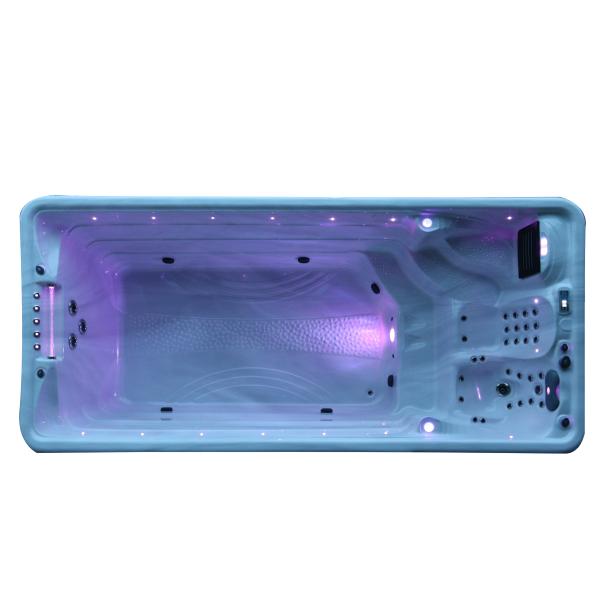 4,8 метра спа заплыва акрилового бассейна на открытом воздухе с джакузи 2 мест