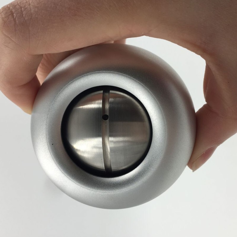 Original Wrist Trainer Essential Spinner Classic Silver ZINC ALLOY Gyro Ball Forearm Exercise Portable Arm Workout Strength