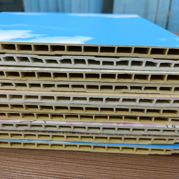 Removable PVC Wood Effect Panels ECO Friendly Plastic Wall Panels