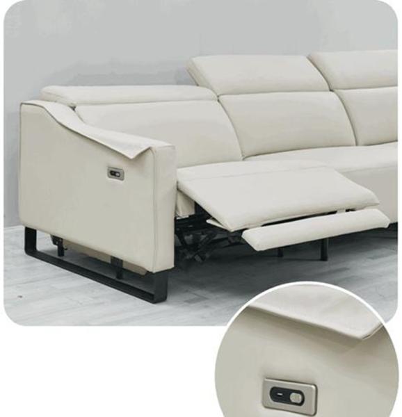 BN Modern Minimalist Genuine Cowhide Leather Electric Sofa Functional Sofa Combination Recliner Lifting Chair Sofa