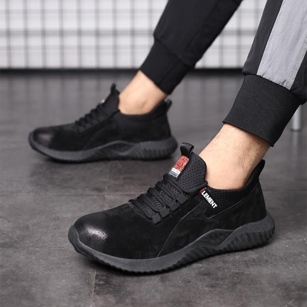 Shengjie OEM Man'S Fashion Waterproof Wear-Resistant Work Boots Non-Slip Brown Work Steel Toe Safety Boots