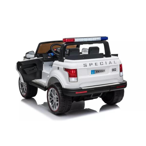 Черная езда на детском электрическом полицейском внедорожнике с пультом дистанционного управления игрушка для больших детей