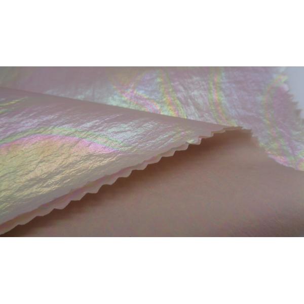 Crepe Magic Color Foiled Light Jacket Fabric 49 Gsm 20Dx20D 100% Nylon