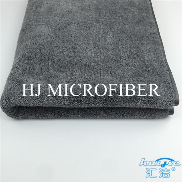 Lavagem de carros da pilha de toalha cinzenta de pano de limpeza do carro da cor a Alto-baixa utiliza ferramentas Microfiber