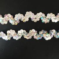 Paillette argentée Ric Rac Ribbon de Leiser 1cm