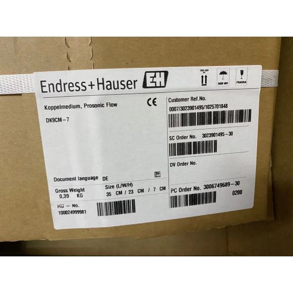 Endress+Hauser DK9CM-7 | Straight Thermowell, G1/2