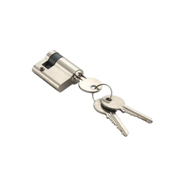 Латунный половинный замок цилиндра евро, двойной замок цилиндра 32.8×16.8×9.8Mm