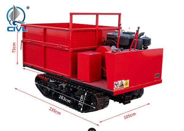 1.5T Crawler Transporter / Tractor / Crawler Small Transporter / Crawler Tractor Diesel Power