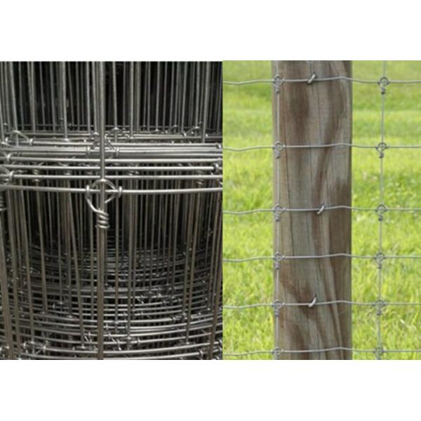 Hinge Joint / Knot Field Farm Mesh Fencing For Livestock , 0.6-2.5m Height