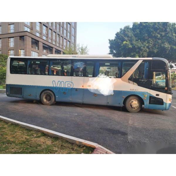 Used Zhongtong Bus LCK6119 48 Seats Rear Yuchai Engine Airbag Chassis Double Doors Nude Packing Left Hand Drive
