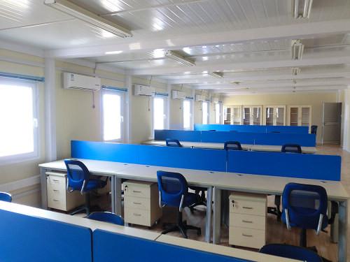 Casa padrão do recipiente do escritório móvel de Folable - abra o espaço articulado