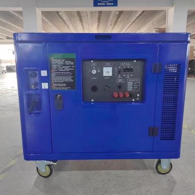 gerador de poder silencioso portátil 7.5kw de 220V 110V 120V com o dossel sadio da prova