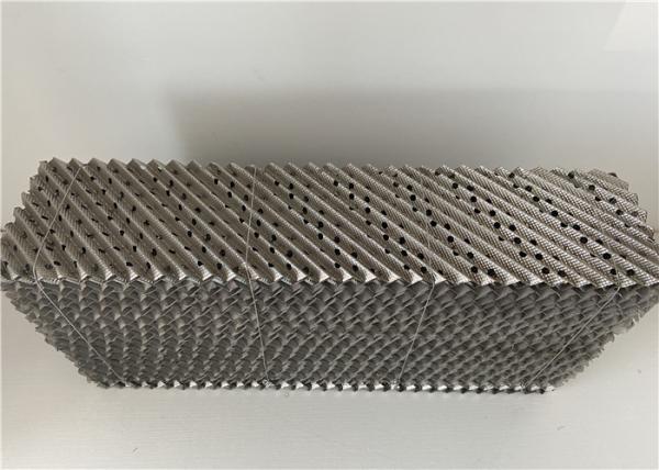 Anti Clogging SS Metal Structured Packing Metal Wire Gauze Packing 125Y
