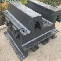 Fender de borracha de superarco de instalação com parafusos, com dureza de 70-85A