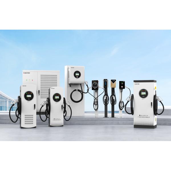 Estación de carga de vehículos eléctricos de 3 fases de 30 kW GBT DC Usar cargador rápido para el hogar montado en la pared