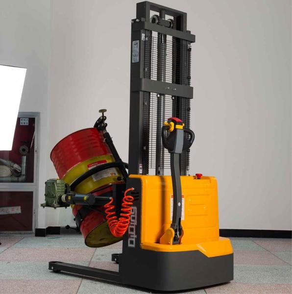Certificado CE 350kg 500kg 3000mm Empilhador de tambor elétrico completo Elevador de tambor de óleo elétrico para indústria química
