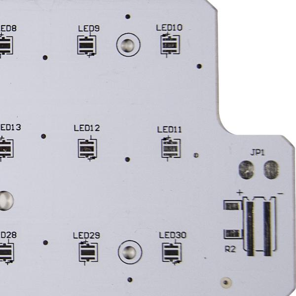 Доска приведенная Pcb лампы одиночная, который встали на сторону 2 слоя Pcb основания высокой интенсивности алюминиевого