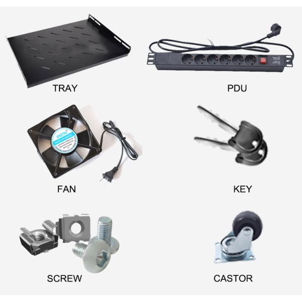 Private Mold Yes 12U Standard 19 Inch Data Center Server Rack/Wall-Mounted Network Cabinet