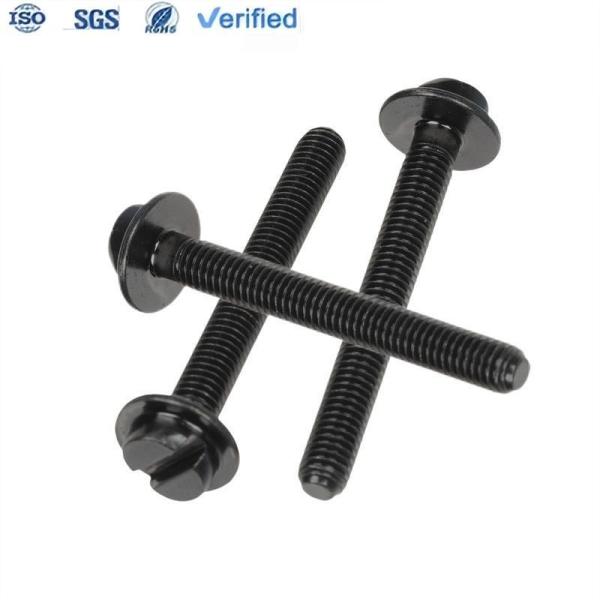 Acero al carbono de perno largo negro zinc 4,8-10,9 grado M0,8-M14