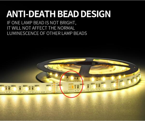 Flexible RGBWW 463nm 570lm 28W SMD 5050 LED Strip Light