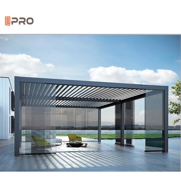 Metal Profile Aluminium Pour Pergola White Louvre Eco Friendly