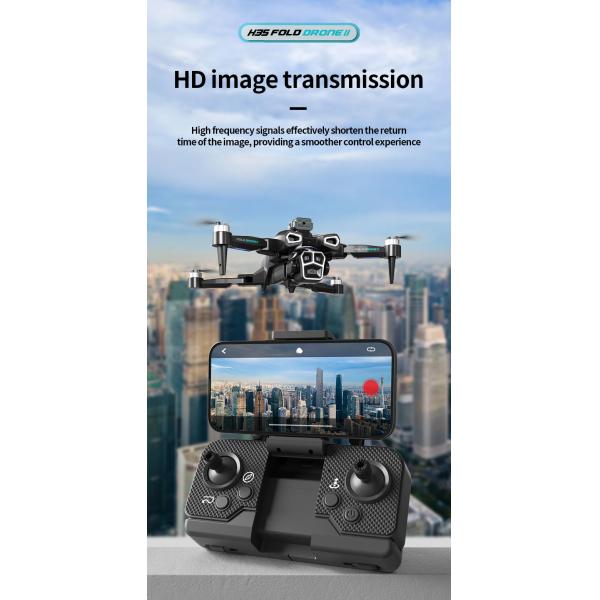 Профессиональный 4K HD ESC с двойной камерой Мини-Дрон H35 Бесбросовый оптический поток WIFI Квадрокоптер Удаленное управление препятствий