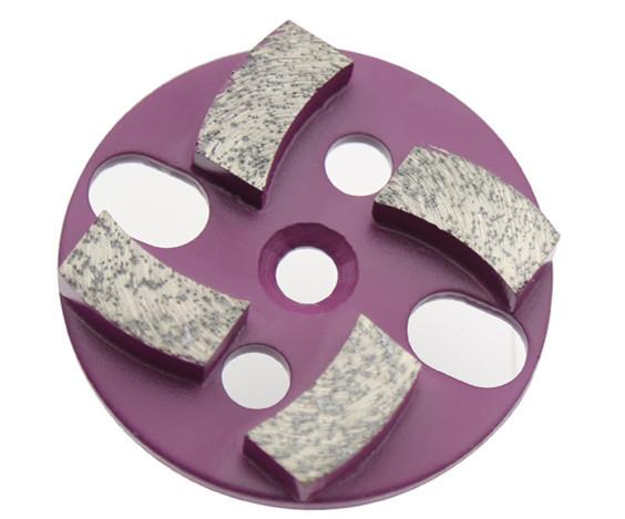 Marble Metal 4 Seg Diamond Floor Pads For General Purpose Floor Grinding Machines