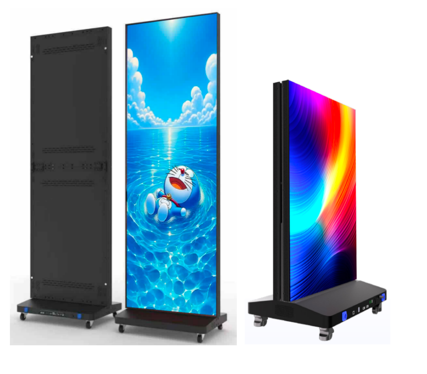 Foldable LED Poster Display/Ultra-slim poster screen