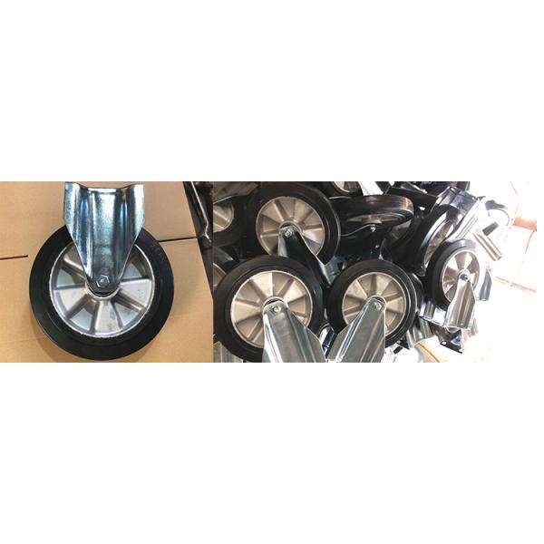 Черный цвет рицинусы шарикоподшипника шарнирного соединения алюминиевого ядра 5 дюймов резиновые