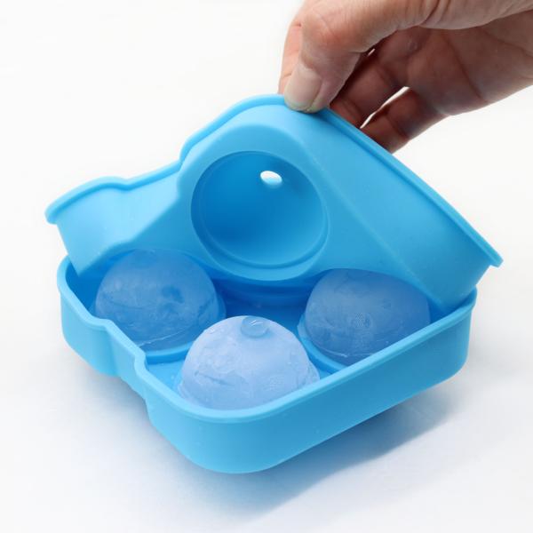 Silicone Ice Cube Tray for Making Whiskey Ice Balls BPA-Free Food Grade Material